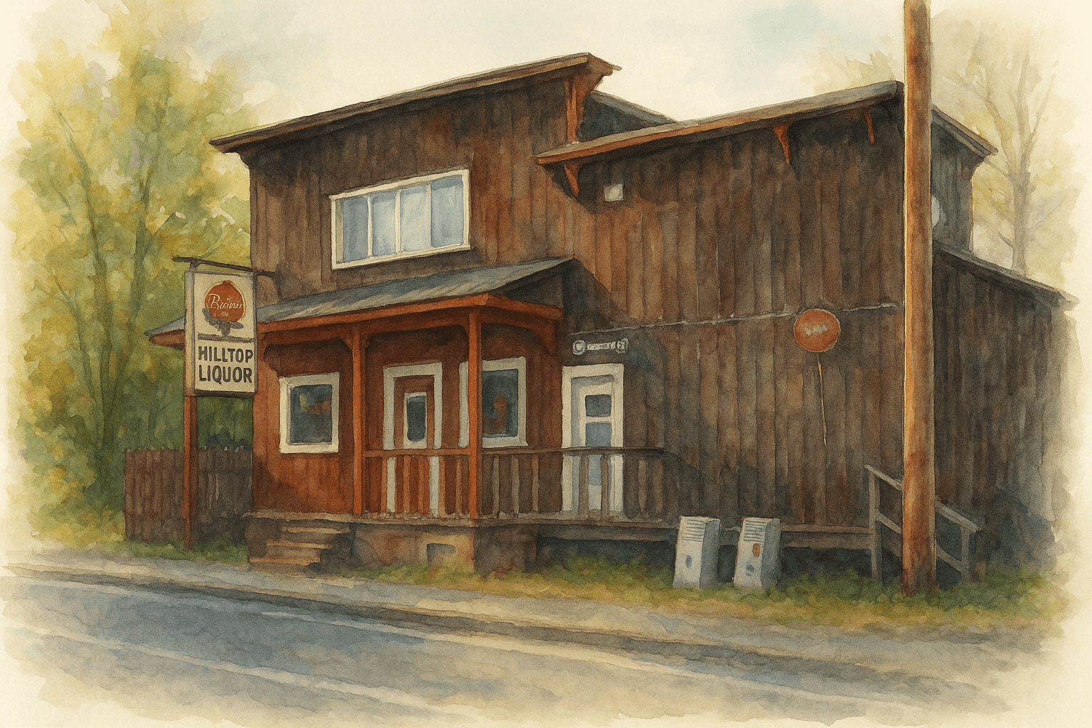 Historic Hilltop Bar circa 2002